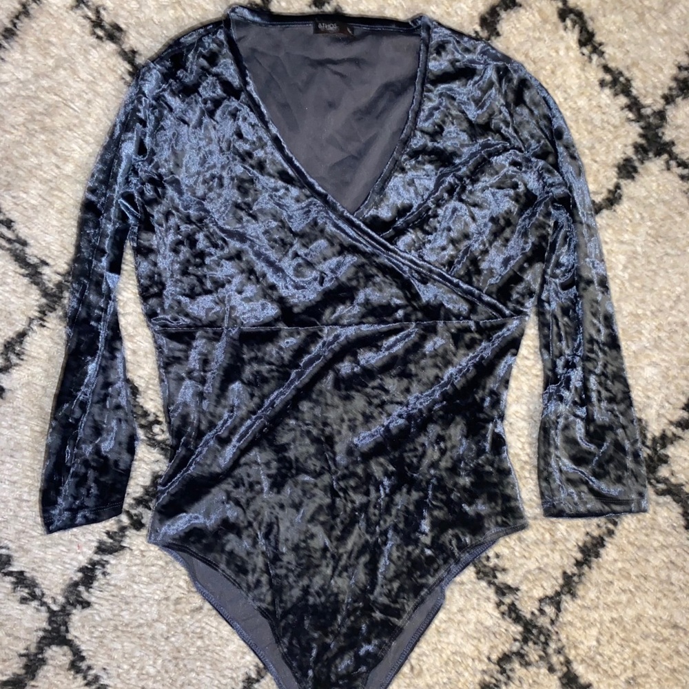 Velvet Blue Body Suit